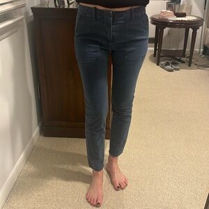 NILI LOTAN Jenna cotton pants size 2 color blue